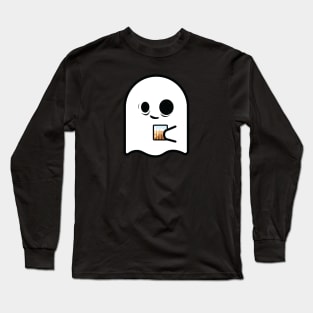 Drunk Ghost Long Sleeve T-Shirt